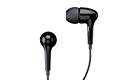 GENIUS Headphones-ear silicone plugs  GHP-206, black - iPod / iPhone / mp3