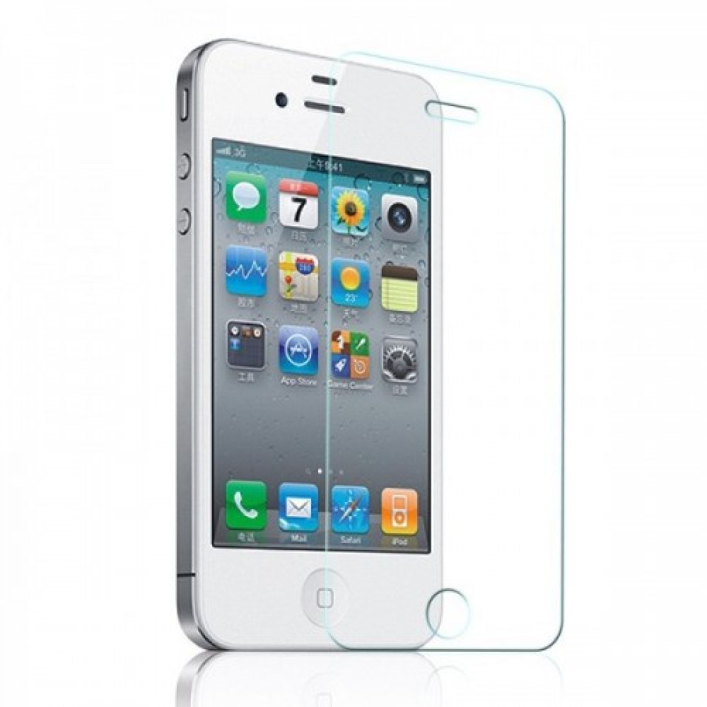 OEM Glass protector tempered glass for iPhone 4/4S, 0.3 mm, Transparent - 52025 