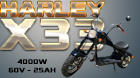 AMERICAN HARLEY X33 4000W 60V 25AH electric scooter