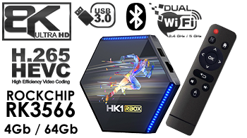 HK1 Rbox R2 Android 11 8K Smart TV Box 4G 64G 2.4G 5G Wifi BT4.0