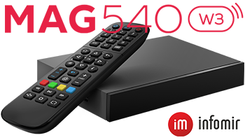 MAG540W3 LINUX SET-TOP BOX 4K HEVC SUPPORT WI-FI