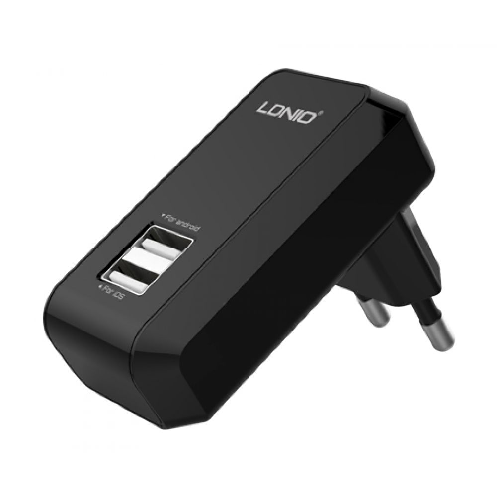 LDNIO DL-АC60 DC100 240V 5V/2,1A Universal Network charger, 2 x USB - 14285