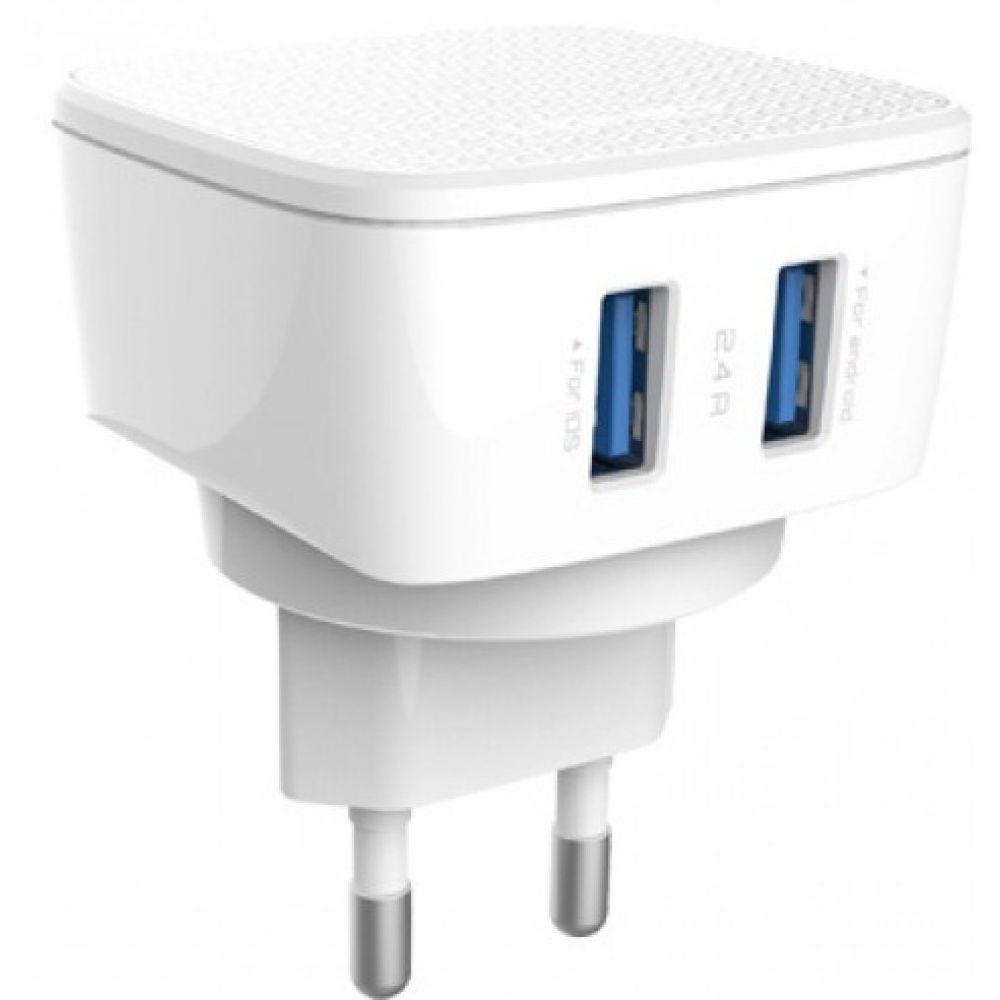 LDNIO DL-AC63 DC12-24V 5V/2,4A Network charger Universal, 2 х USB - 14280