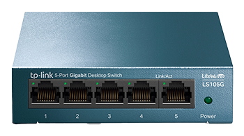TP-Link TL-LS105G 5-Port 10/100/1000Mbps Desktop Network Switch
