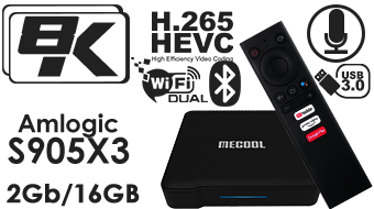 Mecool KM1 S905X3 8K 2G 16G certificate google TV Box