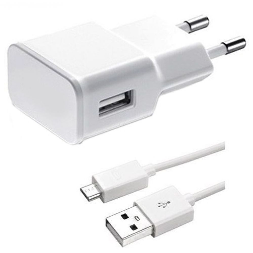OEM Network charger Universal Travel 5V/1A 220A, 1 x USB, with cable Micro USB - 14257