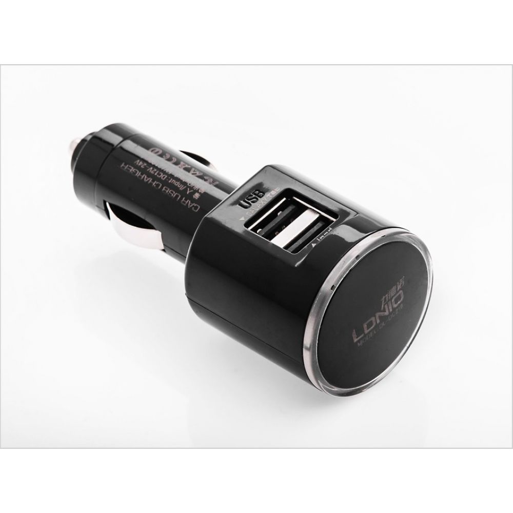  LDNIO DL-216 DC12-24V 5V/2,1A,Car charger Universal,2 х USB,with Micro USB cable -14279 