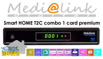 Medialink Smart HOME 4100 T2C 1 card premium IPTV HDTV Receiver