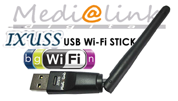 Medialink IXUSS USB WiFi Wireless LAN Adapter 150 Mbit/s with 3dBi antenna