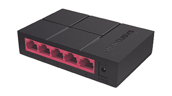Mercusys MS105G 5-Port 10/100/1,000 Mbps Desktop Switch