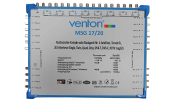 Venton Multiswitch MSG 17/20 - 4 Satellite for 20 Users
