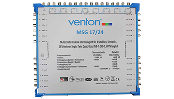 Venton Multiswitch MSG 17/24 - 4 Satellite for 24 Users