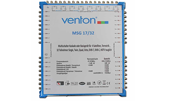 Venton Multiswitch MSG 17/32 - 4 Satellite for 32 Users