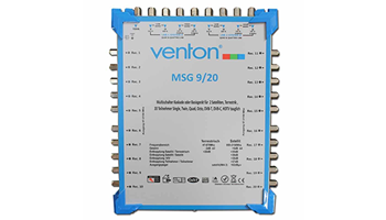 Venton Multiswitch MSG 9/20 - 2 Satellite for 20 Users