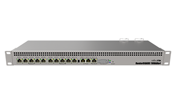 MicroTik RB1100x4 Powerful 1U rackmount router with 13x Gigabit Ethernet ports
