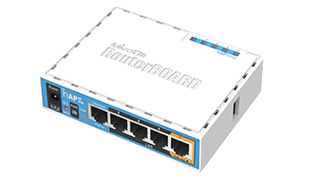 MikroTik RB952Ui-5AC2nD Wireless Router hAP ac lite,, 650MHz, 64MB, 5xFE, USB, 802.11a/b/g/n/ac