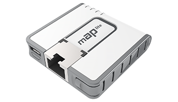 MikroTik RBmAPL-2nD Wireless Router mAP lite, 650MHz, 64MB, 1xFE, USB, Dual Chain 2.4Ghz 802.11b/