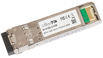 MikroTik S+31DLC10D SFP 10G, 1310nm, LC, Single Mode, up to 10 kilometer