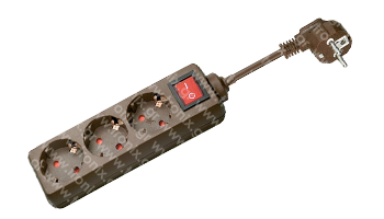 W-51295 NK 300-150 CS BR Πολύμπριζο 3 Θέσεων