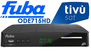 Fuba ODE715 HD HEVC DVB S2 Smart Box with Tivusat SmartCard