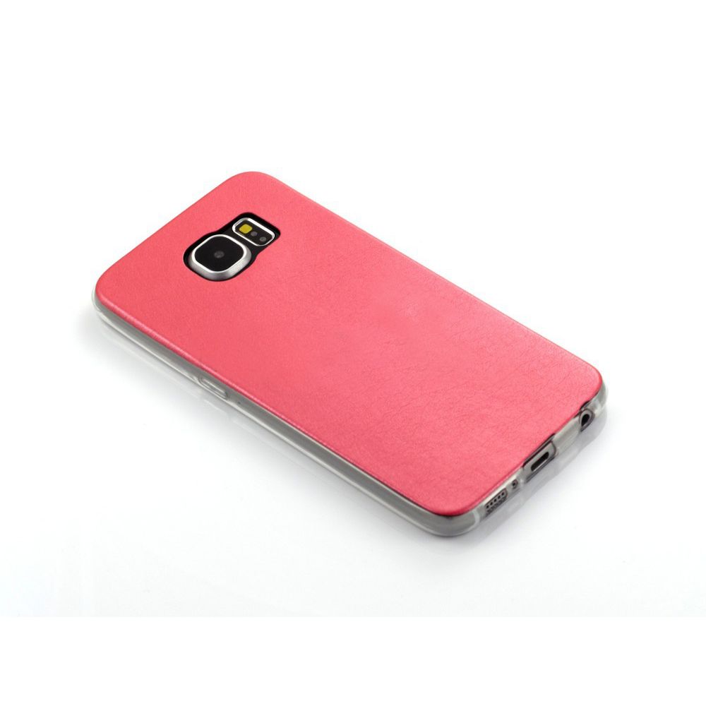 OEM Protector for Samsung S6, With imitation of leather, Silicone, Different colors - 51335 