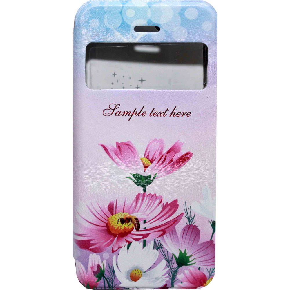 OEM Case for iPhone 6/6S, Imitation leather, Leather, Flower print -51150 