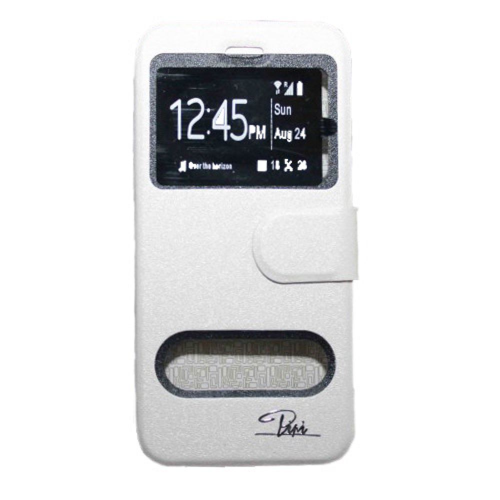 OEM Case For iPhone 6/6S, Imitation leather, Silicone, White -51172 