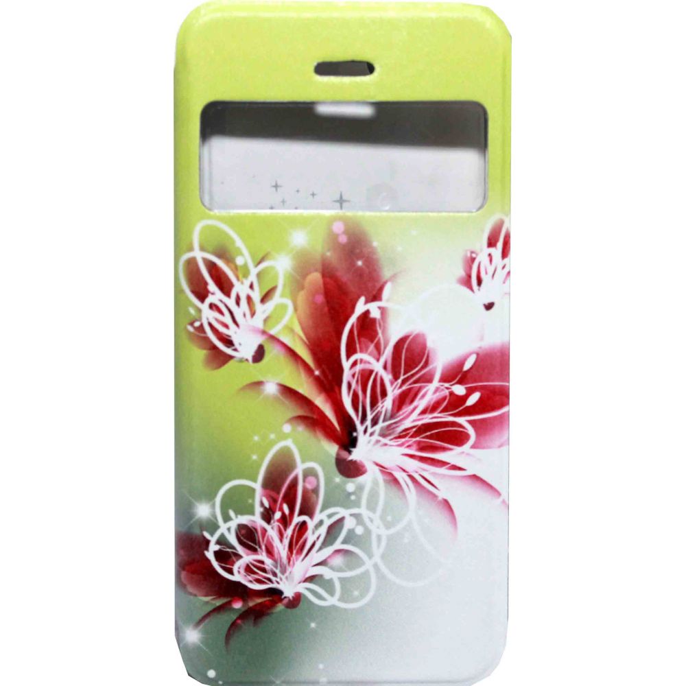 OEM Case for iPhone 6/6S, Imitation leather, Leather, Flower print -51151 
