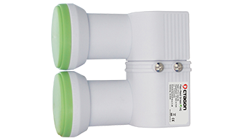 OCTAGON Flex-Feed LNB Green HQ OFFLG 0.1dB two satellites spaced with 4-15