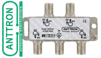 ANTTRON R845 4 WAY SAT/TV Splitter