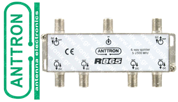 ANTTRON R865 6 WAY SAT/TV Splitter