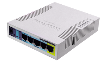 MikroTik RB951UI-2HND Access Point Soho 2.4GHz 1000mW 802.11b/g/n, 600MHz, 128MB, 5xFE, 1xUSB