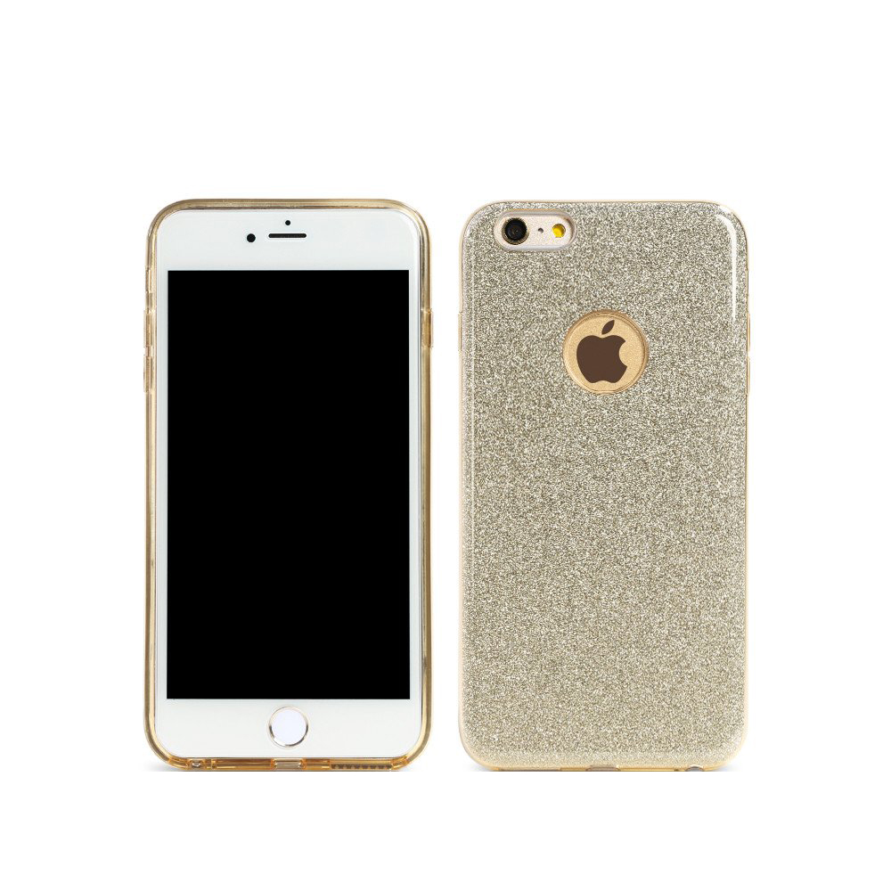 Remax Glitter Protector for iPhone 6/6S Plus, TPU, Slim, Gold - 51429 