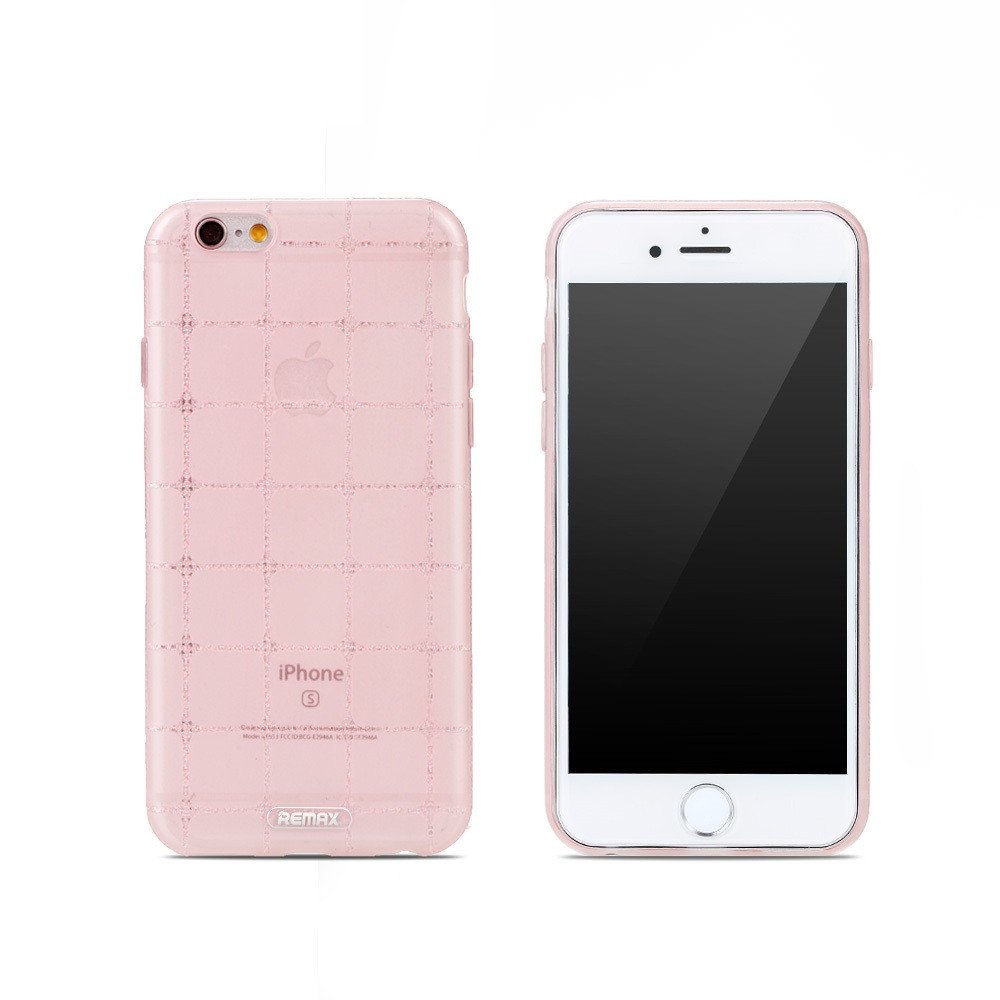 Remax Ice Clear Protector for iPhone 6/6S , TPU, Slim, Pink - 51405 