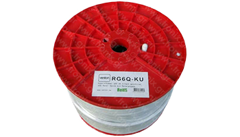 Venton RG6Q-KU 130dB Δορυφορικό Καλώδιο Coaxial Cable HQ 100m