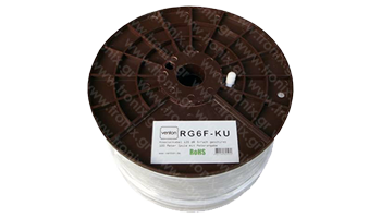 Venton RG6F-CCS 135dB Δορυφορικό Καλώδιο Coaxial Cable HQ 100m