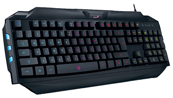 Genius Scorpion K5 Ενσύρματο Αδιάβροχο Gaming Keyboard