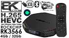 T95 Plus 8K Android 11 TV box with Quad Core RK3566 4GB/32GB Flash dual band WiFiBT 4.0 USB 3.0