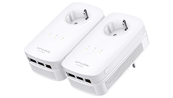 TP-LINK TL-PA8030PKIT v.1 AV1200 3-Port Gigabit Passthrough Powerline Starter Kit