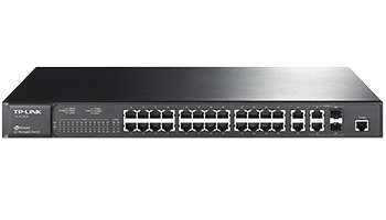 TP-LINK TL-SL3428 v.3 Switch 24x10/100TX, 2x10/100/1000TX, 2 SFP expansion slots, SNMP