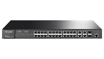 TP-LINK TL-SL5428E V.3 24+4G Managed Switch, 24 10/100M ports, 4 Gigabit RJ45, 2 SFP combo ports 