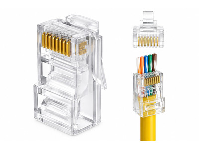 Security Professionals TR-US073A-C5E RJ45/8P8C connector UTP Cat5e, pass-through