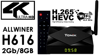 Tanix TX6s-P Allwiner h616 Smart tv box 4k 2g 8g android 10.0