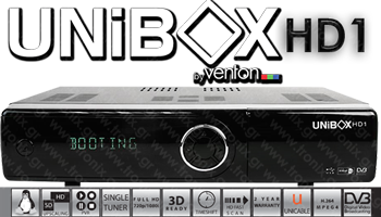 UNIBOX HD1 DVB-S2 SAT Receiver Δορυφορικος Δεκτης Linux