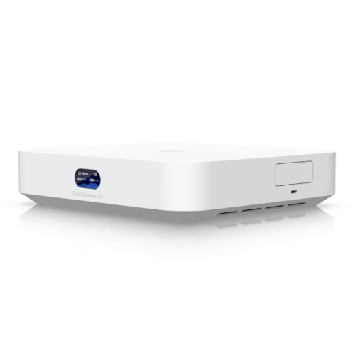 Ubiquiti UCG-MAX-EU UniFi Cloud Gateway Max (2.5G, 1.5 Gbps IPS, NVR Storage)