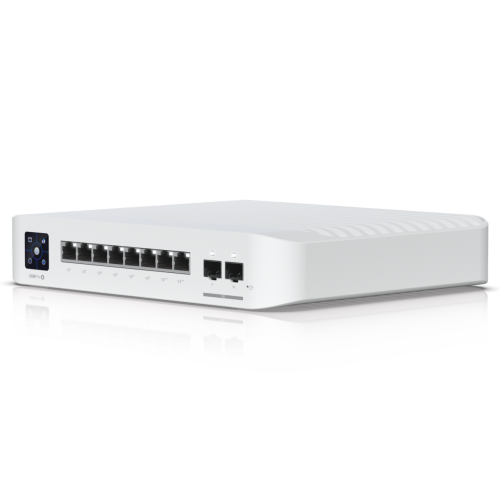 Ubiquiti USW-PRO-XG-8-POE-EU UniFi Switch 8-Port 10G Managed with 802.3bt PoE++ and SFP+ Uplinks