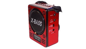 OEM X-BASS WAXIBA XB-18U Portable Mp3 player / radio with speaker 1.5w 
