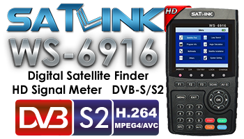 SatLink WS-6916 DVB-S2 HD SATFINDER ΔΟΡΥΦΟΡΙΚΟ ΠΕΔΙΟΜΕΤΡΟ
