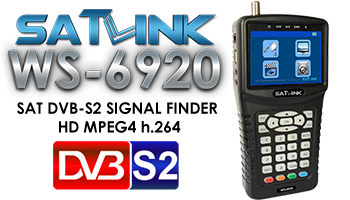 SATLINK WS-6920 HDTV DVB-S2 SAT FINDER 