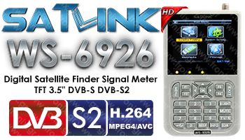 Satlink WS-6926 HD DVB-S2 ΔΟΡΥΦΟΡΙΚΟ ΠΕΔΙΟΜΕΤΡΟ SATFINDER
